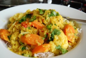 Spicy Red Lentil Dal with Winter Vegetables » The Daily Dish