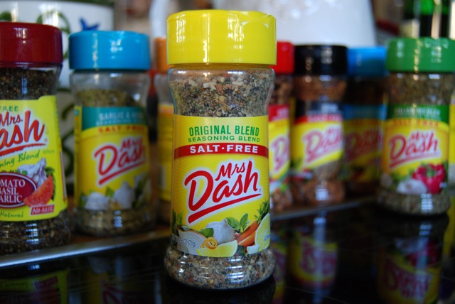 Reducing Sodium with 14 Varieties of Mrs. Dash Seasonings