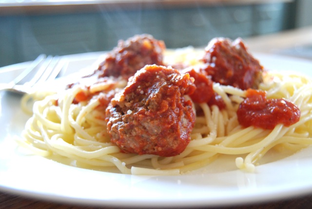 Low-Sodium Spaghetti with Meatless Meatballs » The Daily Dish