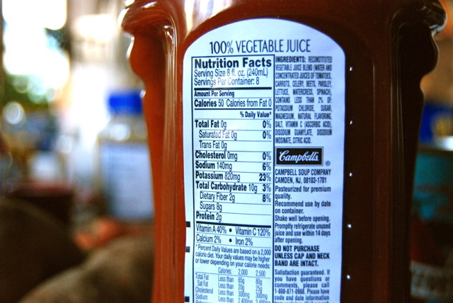 35 V8 Juice Nutritional Label - Labels Design Ideas 2020