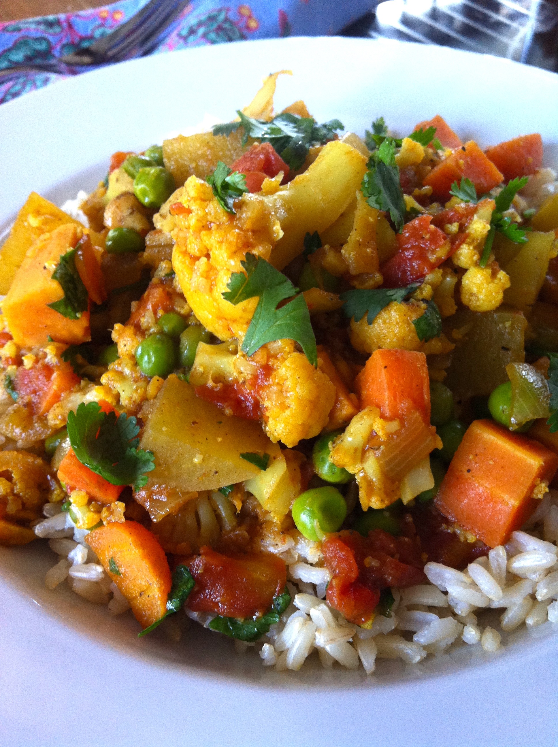 Coconut Cauliflower Curry » The Daily Dish