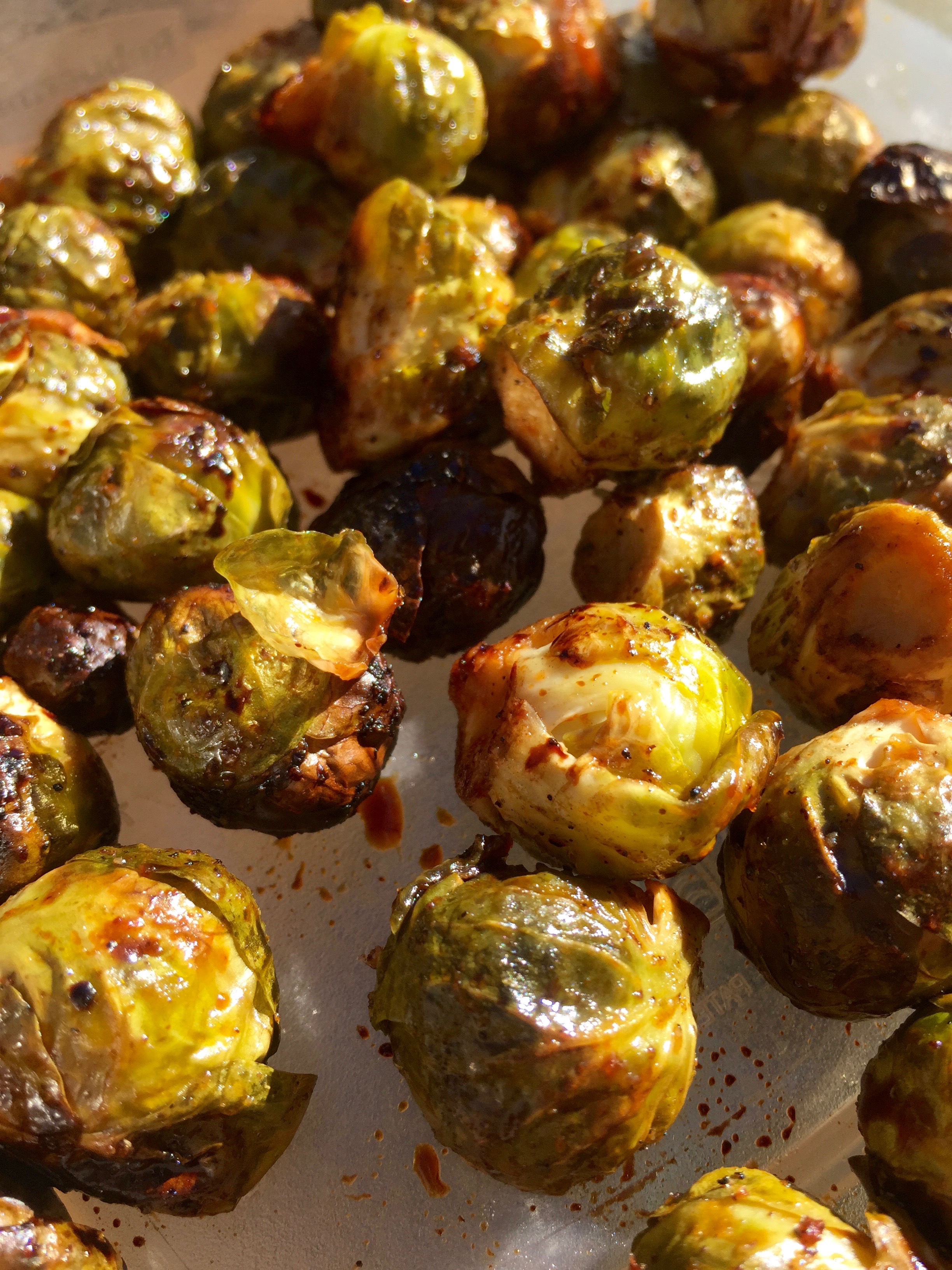 Sweet and Spicy Brussels Sprouts