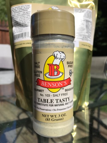 Benson's Spices – great taste, salt free